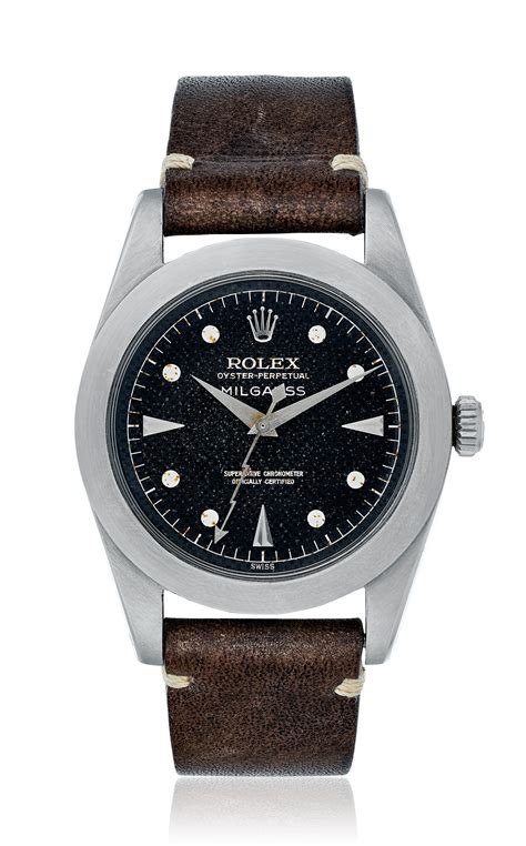 rolex milgauss ref 6541 with smooth bezel